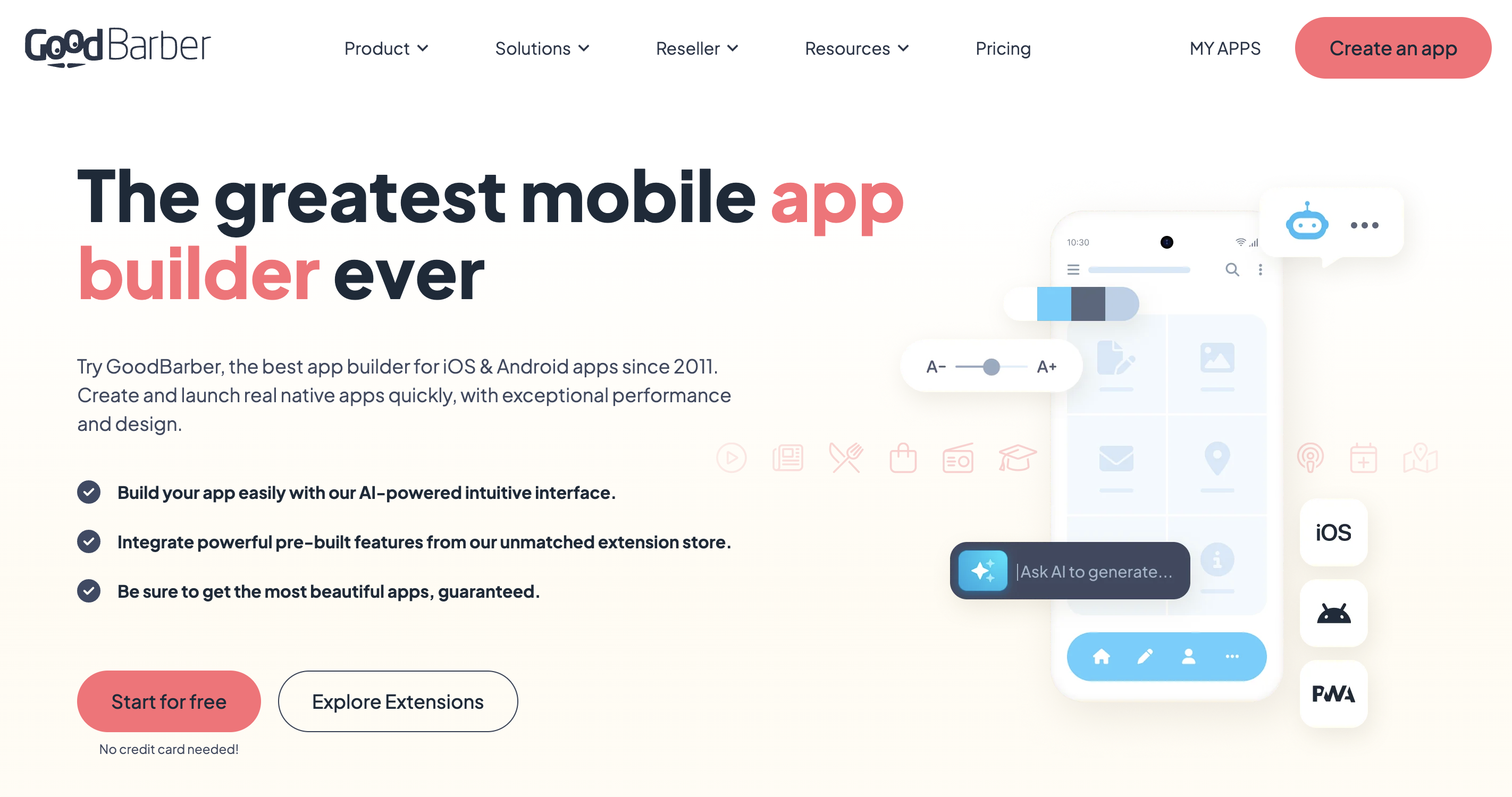 App screenshot preview